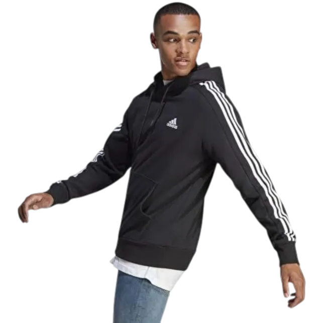 ADIDAS Felpe Essentials French Terry 3-Stripes Hoodie Da Uomo IC0435