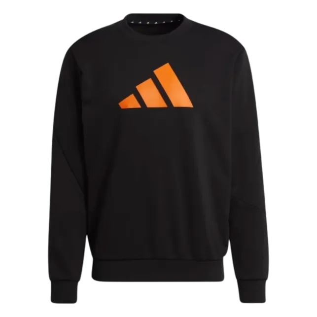 ADIDAS Felpe Black Future Icons Crew Sweatshirt Da Uomo HA1391