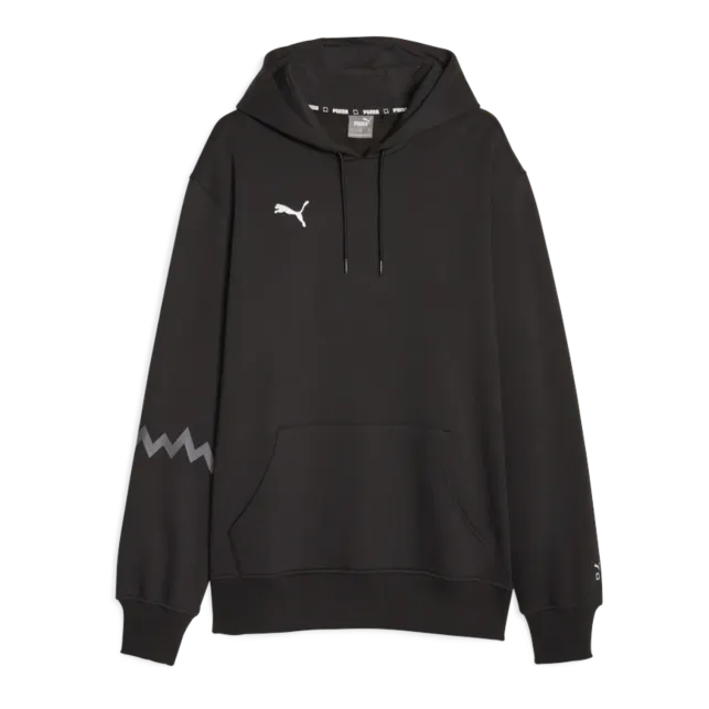 PUMA Felpe Hoops Team Hoodie - black Da Uomo 676648 01