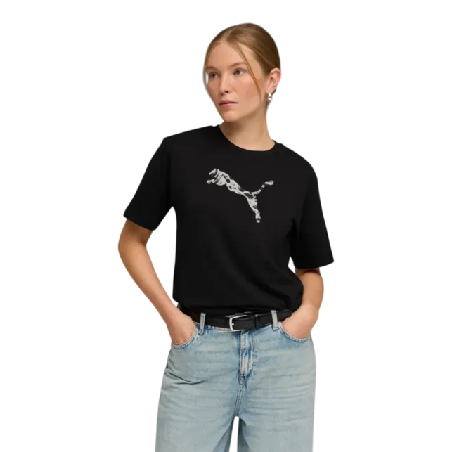 PUMA T-Shirt e Polo ESS GRAPHIC Animal Relaxed Tee Da Donna 691821